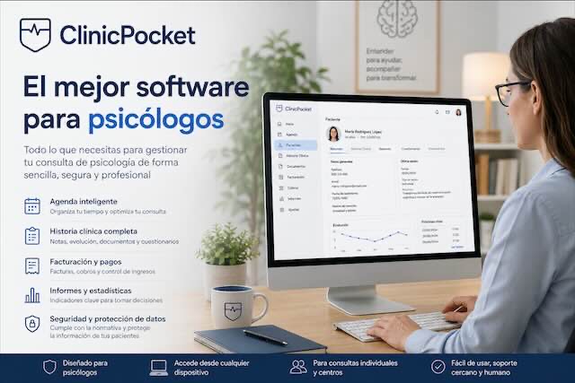 ¿Qué hace de Clinic Pocket el mejor software para psicólogos?